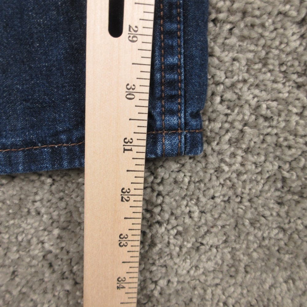 Levis Jeans Mens 34x32 Blue 569 Loose Straight Baggy Faded Whisker Denim Pants - Picture 4 of 9